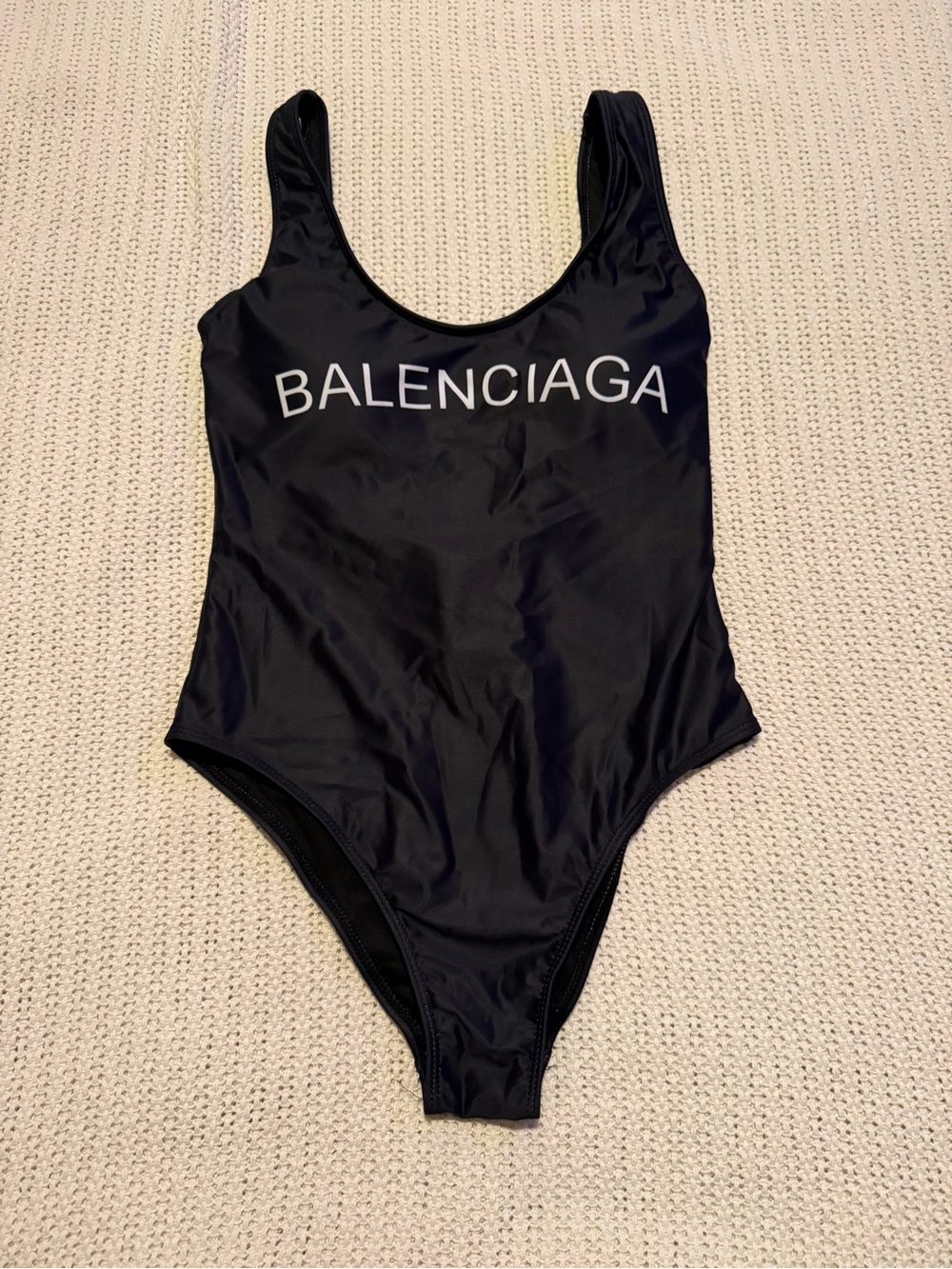 Women’s Black One-Piece Swimsuit Medium